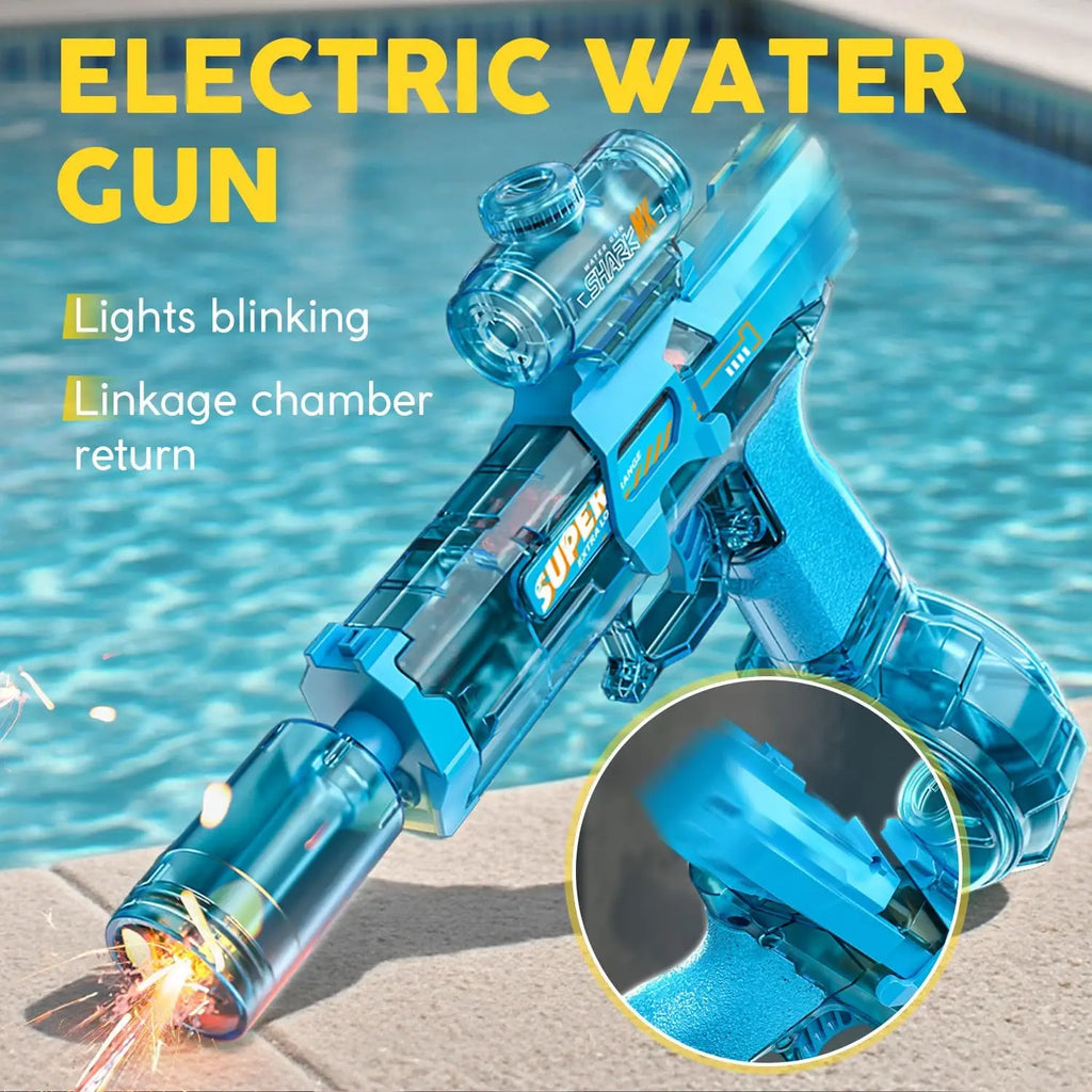 Electric Water Blaster - LED Muzzle Flash & 32ft Range 🌊🔫